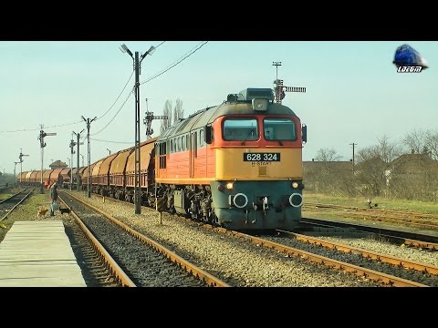 M628 324 cu/with Tren CFR MARFA Train Soseste/Arriving in Gara Valea lui Mihai Station 03 March 2016