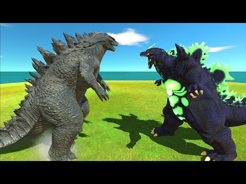 Godzilla 2014 VS Super Godzilla - Animal Revolt Battle Simulator