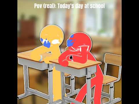 NOT YELLOW! #avm #animation #alanbecker #yellow #red #POV #schoollife