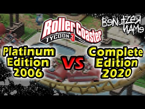 RCT3 | Platinum and Complete Edition Comparison | Rollercoaster Tycoon 3 | 2006 vs. 2020 | Let's ...