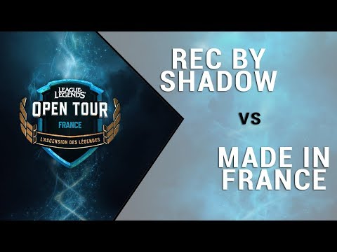 Open Tour France - Rec By Shadow vs Made in France - Groupe E