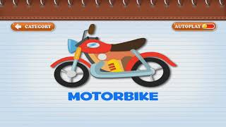 Vehicles | Video for kids | English for children | Educational game