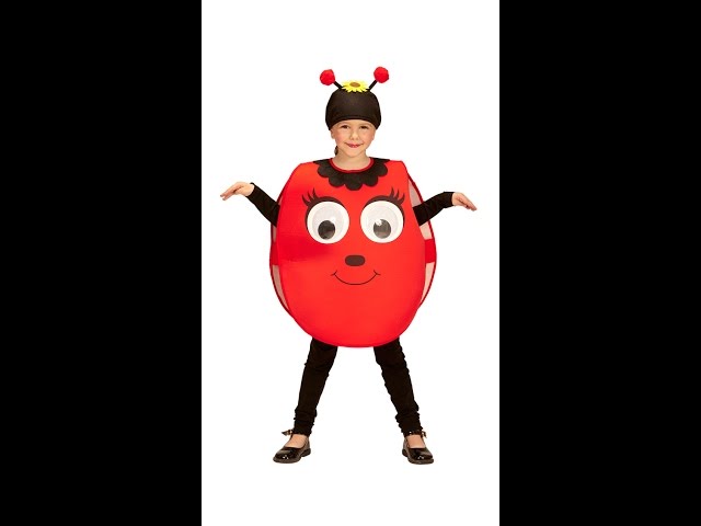 Mariehøne med store øjne kostume video