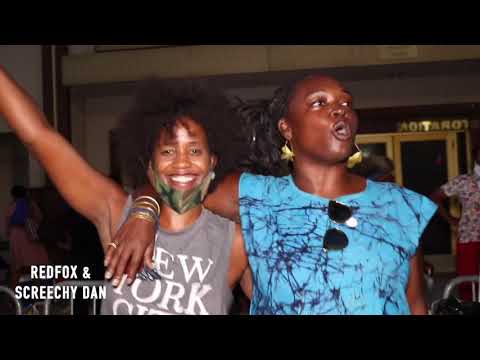 Red Fox & Screechy Dan live at Restoration Plaza In Brooklyn