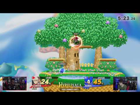 Hyrule Saga - Cosmos (Corrin) Vs. Aperture (Sonic) Pools - Smash 4