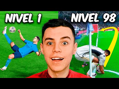 Goles IMPOSIBLES de Ronaldo Nivel 1 a Nivel 100