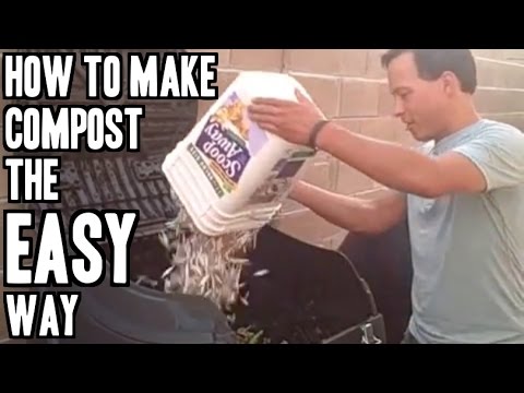 How to Make Compost the Easy Way - YouTube