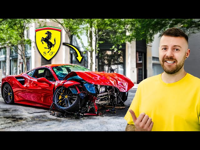 I Bought A Wrecked Ferrari 488 For 50% Off