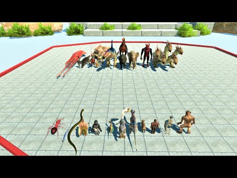 Weakest team vs mini boss animal revolt battle simulator