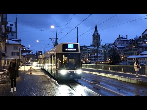 VBZ Zürich Tram | Bombardier Flexity Zürich #4005 bei der Rudolf-Brun-Brücke