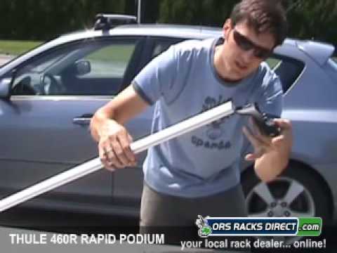 Thule 460R Rapid Podium Roof Rack Review Video (for fixed point attachments) by ORS Racks Direct