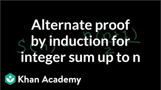 Alternate Proof to Induction for Integer Sum