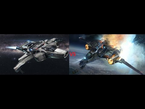 Star Citizen - Super Hornet vs Vanguard Warden