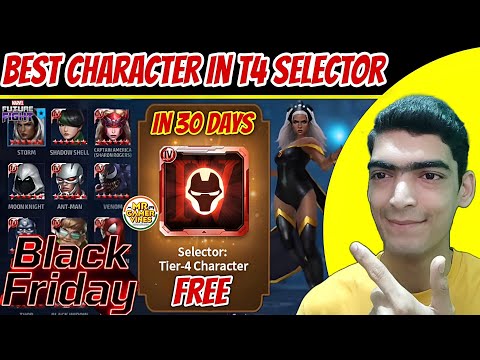 2025 Black Friday 😍 Free TIER-4 Selector: Best Character Guide! | Marvel Future Fight