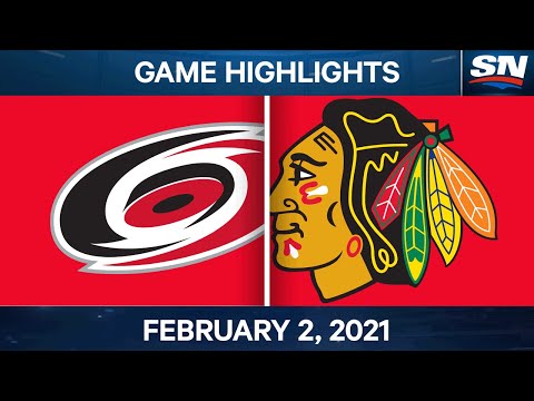 NHL Game Highlights | Hurricanes vs. Blackhawks - Feb. 2, 2021