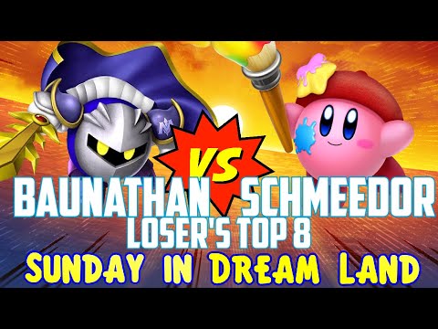 Schmeedor (Artist) vs Baunathan (Meta Knight) - Kirby Fighters 2 - Sunday in Dream Land #4