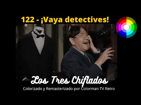 122 Los Tres Chiflados,   Vaya Detectives - A Color 1950 (Audio Latino)