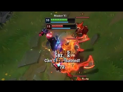 MASTER YI vs REWORKED OLAF