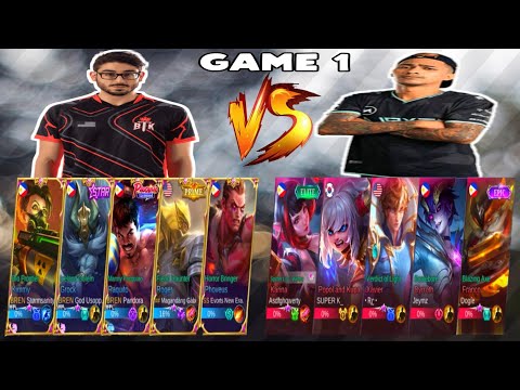 BTK Mobazane VS Akosi Dogie - Game 1 | Intense Match | Mobile Legends