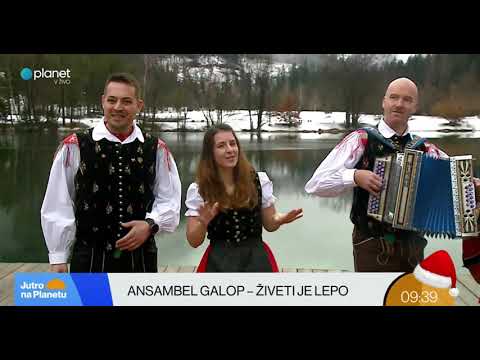 Ansambel Galop - Jutro na Planetu (Živeti je lepo) @PlanetTelevizija