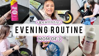 REALISTIC Evening Routine 🌙 | Cleaning | Skincare | Cooking & momlife ✨