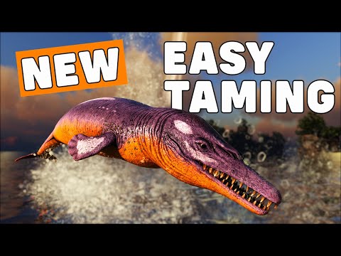 Basilosaurus NEW Easy Taming guide - Ark Survival Evolved.