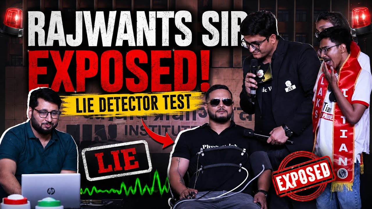Rajwant Sir ka Lie Detector test 😱😱 