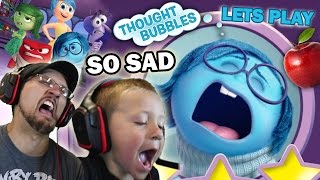 Lets Play DISNEY INSIDE OUT THOUGHT BUBBLES! (Apple Shadows &amp; So Sad Sadness)