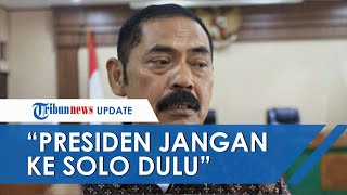 Jokowi Larang Mudik, Wali Kota Solo FX Rudyatmo: VVIP (Presiden) Jangan ke Solo Dulu