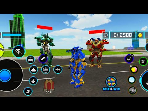 Dragon Car Robot Transform #9 - Police Robot Game | IOS/Android Gameplay