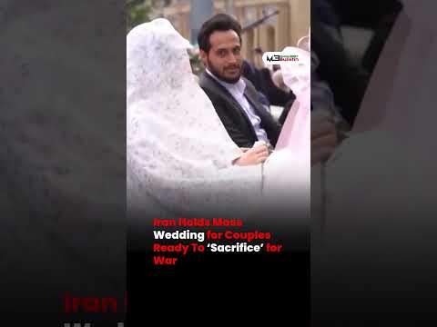 Iran Holds Mass Wedding for Couples Ready for War Sacrifice