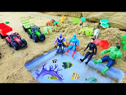Watch Video PJ Toys - Kids toys video, truck tractor excavator toys