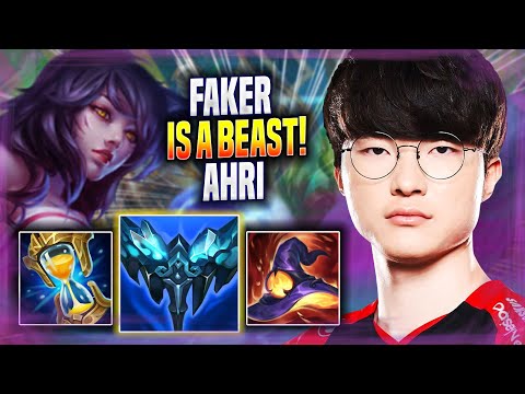 FAKER IS A BEAST WITH AHRI! - T1 Faker Plays Ahri MID vs Yasuo! | Season 2022