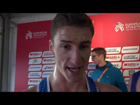 Marc Scott (GBR) after finishing 9th in the senior men's race