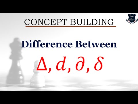 What is the meaning of Greek symbols | Delta, del, d | Greek letters in mathematics | Greek symbols