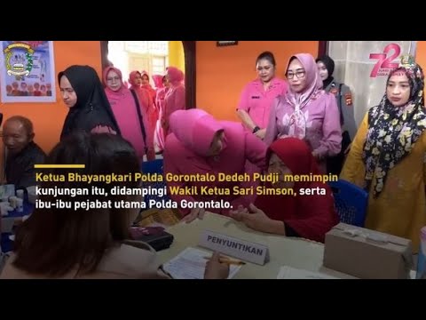 BHAYANGKARI POLDA GORONTALO KUNJUNGI GRIYA LANSIA
