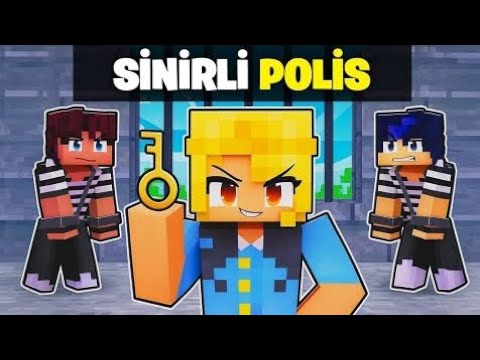 SAPIK KIZ POLİS BİZİ TUTUKLADI ! - yardım edin (Minecraft Parodi)