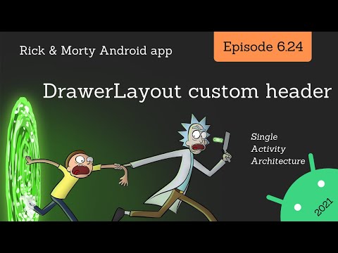 2021 Android Guide: Custom DrawerLayout header view