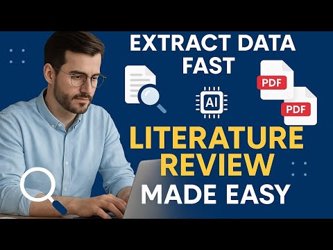 How to Extract Data from Research Articles to Write Literature Review