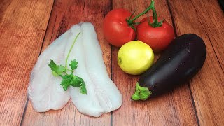 Filet de poisson et son confit de légumes de soleil/ratatouille savoureuse/repas facil et rapide/33