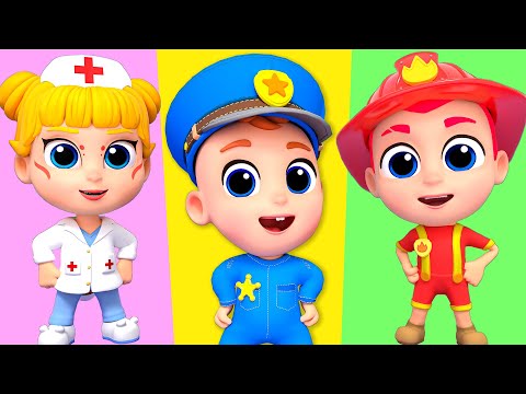 Jobs and Career Song + MORE Nursery Rhymes & Kids Songs | Tinytots
