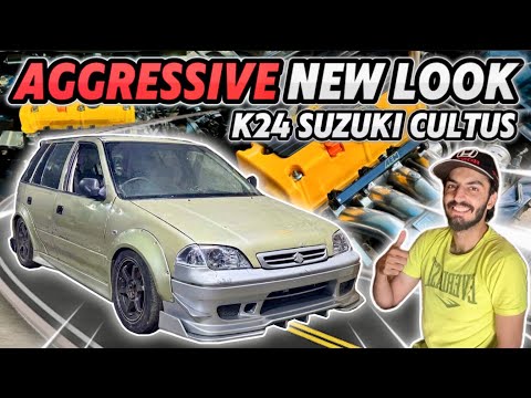 K24 Suzuki Cultus New Aggressive Look 🔥 B18B Khyber & Much More😍 TEAM-4K