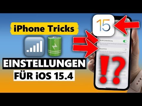 Einstellungen unter iOS 15.4 - auch gegen Daten- & Akkuverbrauch