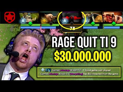 RAGE QUIT THE INTERNATIONAL 2019 QUALIFIER | RIP $30.000.000 EVENT | GAMBIT VS WINSTRIKE | DOTA 2