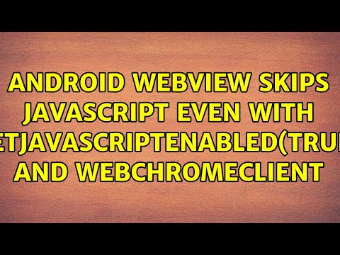 Android Webview Skips Javascript Even With Setjavascriptenabledtrue And Webchromeclient