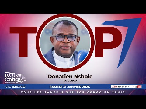 TOP 7 Bishop Donatien NSHOLE Secretary General CENCO