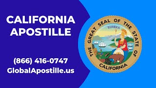 California Apostille. Get apostille in California