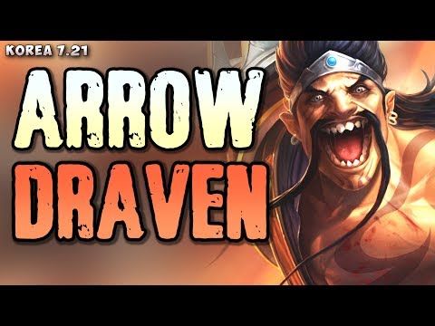 P1 Arrow (DOPELIFT, 745 LP) Draven (w Rakan) v Xayah/Lulu matchup - Korean 7.21