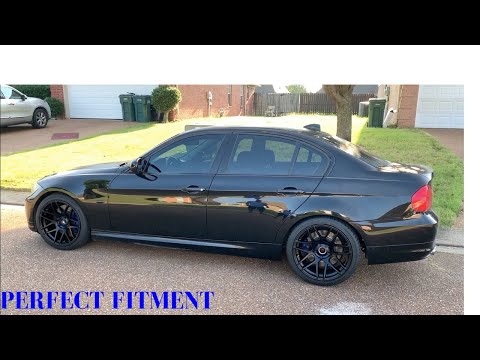 PERFECT FITMENT for E90 335i WITH STOCK SUSPENSION!!!