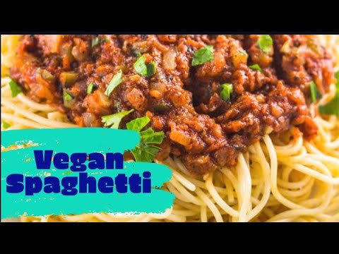 VEGAN SPAGHETTI - BEYOND MEAT BEEF CRUMBLES